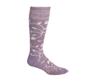 Experience all-day comfort with the Sockwell Full Sun Knee-High, designed specifically for wide calves. Crafted from a premium blend of 32% merino wool and 31% rayon from bamboo, these socks offer natural breathability and moisture management. The moderate 15-20mmHg compression supports circulation, while the ultra-light cushion sole ensures gentle comfort without bulk. Perfect for those seeking stylish, effective support with a soft, durable fit.