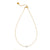 Delicate gold necklace featuring a genuine freshwater pearl pendant on a textured chain. The adjustable 16" + 2" extender length makes it versatile for layering or wearing alone. Hypoallergenic and nickel-free, this lightweight piece transitions effortlessly from everyday wear to special occasions.