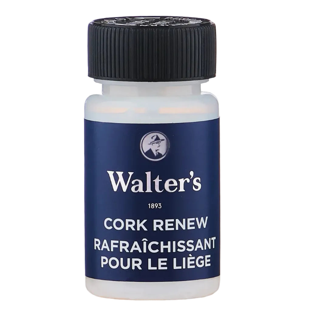 This premium cork sealer by Walter's is designed to seal and extend the life of cork footbeds and midsoles. Cork Renew helps prevent drying, cracking, and moisture damage while maintaining the cork's natural flexibility and comfort.