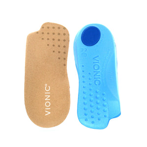 Indulge in all-day comfort and support with Vionic's Relief 3/4 Medium Support orthotics. Featuring a deep heel cup, these premium insoles provide unparalleled everyday support for any activity, from a leisurely hike to a long day at the office.
