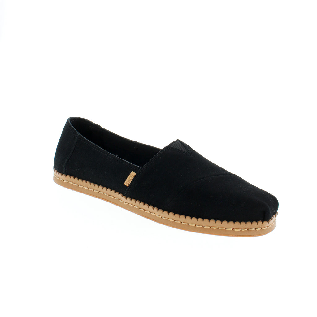 Toms Alpargata Leather Wrap - Black