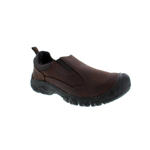 Keen Targhee III Slip-On features the classic Targhee fit, comfort, and traction, plus a smooth, premium leather upper and breathable lining so you can slip into comfort and support.