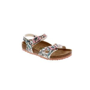 The Rio is a fun and sporty sandal with a backstrap that offers a reliable and comfortable grip for kids on the go! Featuring a hearty manmade leather upper with an anatomically correct footbed, this Vegan-friendly sandal will keep up with all the places little feet adventure to!