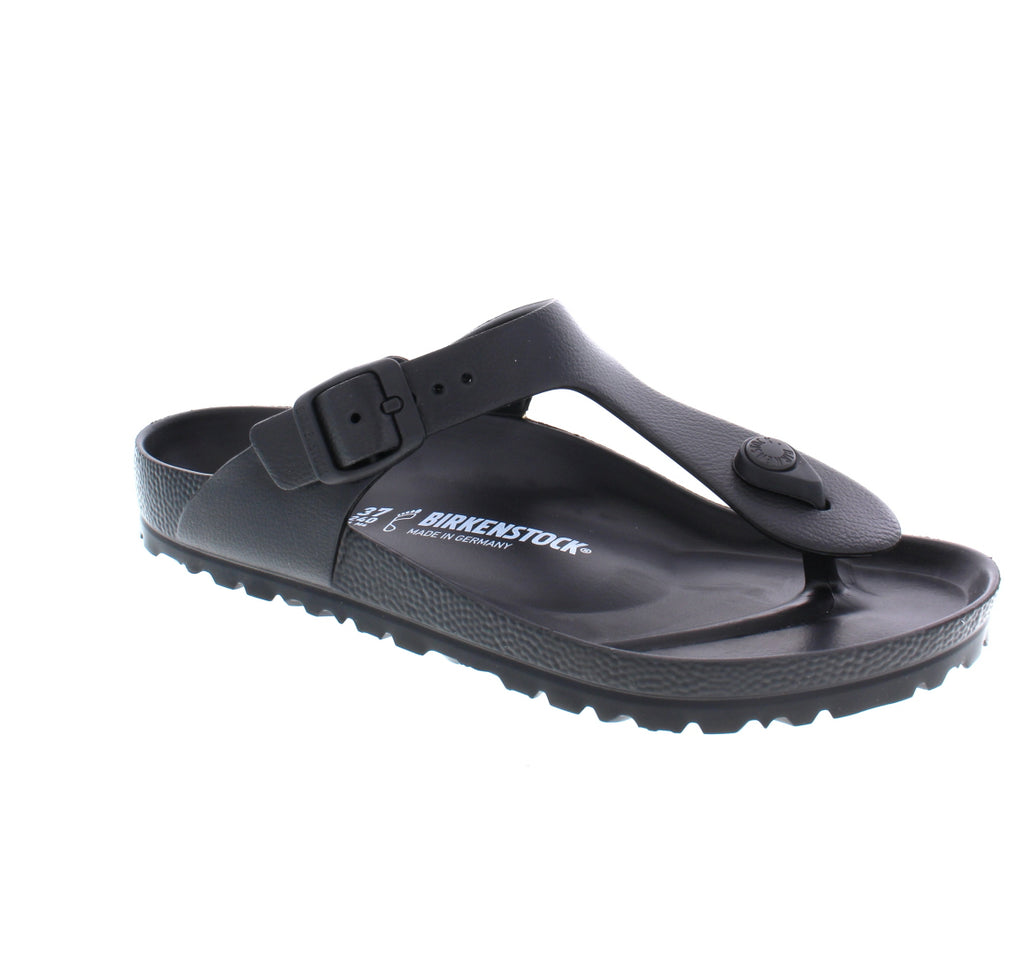 The Gizeh Essentials have the support of Birkenstock, but are now lightweight and waterproof! Slide into these sandals for some summertime fun!