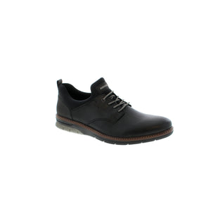 Rieker 14450-00 dress shoe/sneaker hybrid is the perfect shoe for taking you from the office to a night out! Designed with a perforated upper, elasticized bungee lace-up front and is designed for the support you need to keep you comfortable and fashion-forward.