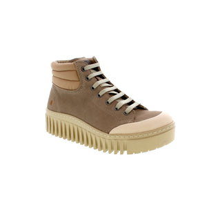 These Nobuck Washed high-top sneakers keep you fashion-forward with their trendy design. With a lace-up front for an adjustable fit and a platform outsole, these sneakers are sure to turn heads on the street!