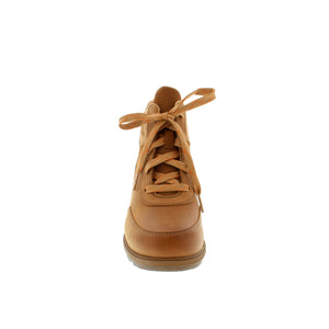 This lace-up and go bootie is designed with waterproof leather and suede upper, cushioned EVA footbed and rubber grip sole to provide ultimate comfort for on-the-go fashion-forward style!