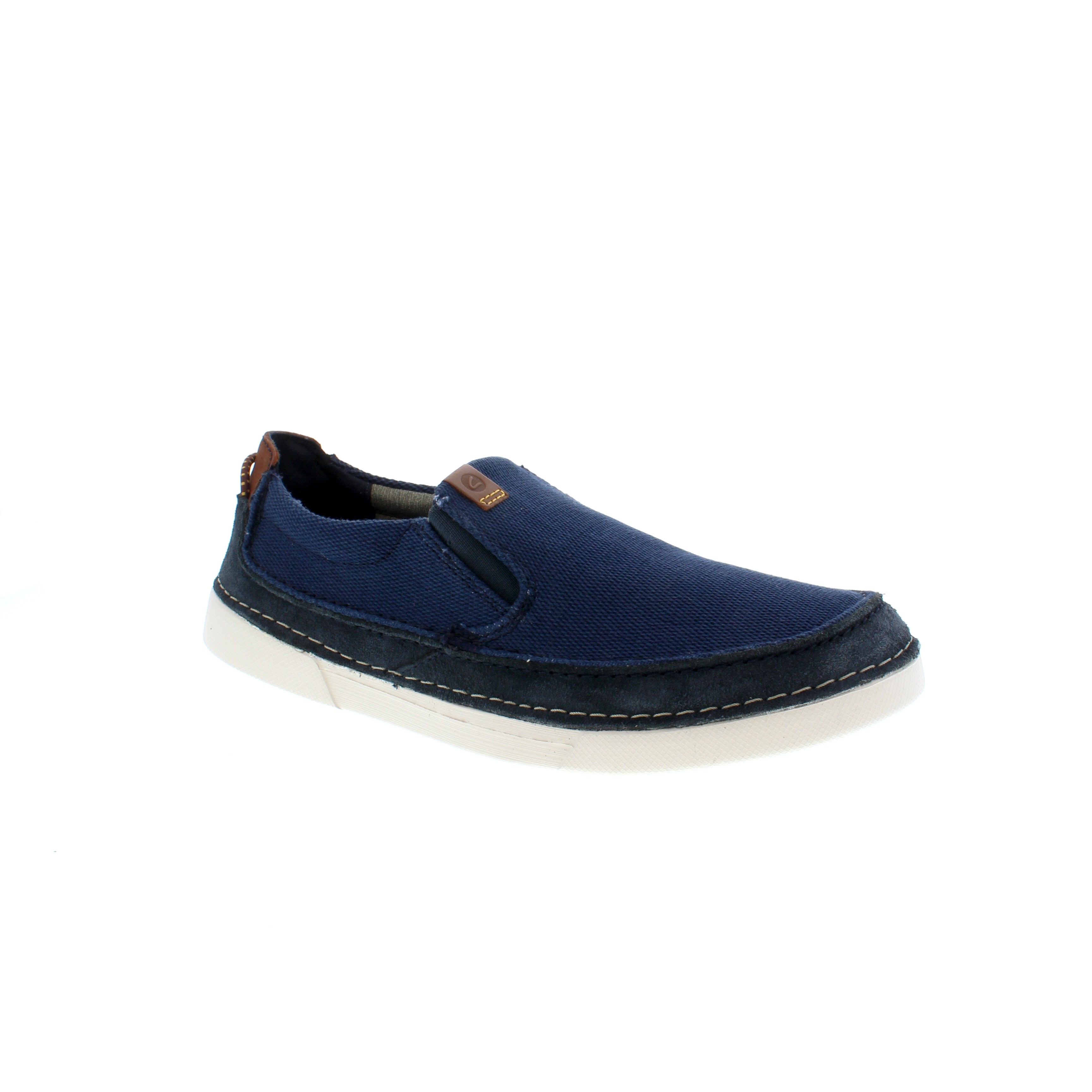 Clarks Gereld Step | Navy – Sole City Shoes