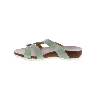 The Julia thong has multiple leather straps and a cute button accent! This sandal is a summer must-have in our books!