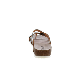 The Julia thong has multiple leather straps and a cute button accent! This sandal is a summer must-have in our books!