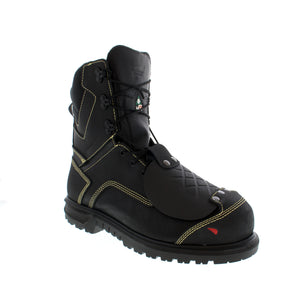 The Red Wing BRNR XP 3534 boot has safety at the forefront in this durable, heavy-duty lace-up boot with electrical hazard, metatarsal and non-metallic safety toe protection. Complete with Red Wing waterproofing and CogsmoComfort insulation for a best-in-class puncture, slip and heat resistance to keep you protected in all conditions, designed with premium Kevlar stitching to make this boot fire-retardant up to 800° F. 