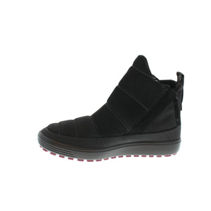 Ecco Soft 7 Tred Mid Zip Boot - Black