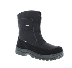 This Attiba boot provides warm wool lining, a studded bottom for grip and Attiba Tex® waterproof technology. With a front zipper, these boots are easily accessible to keep your feet toasty warm!  