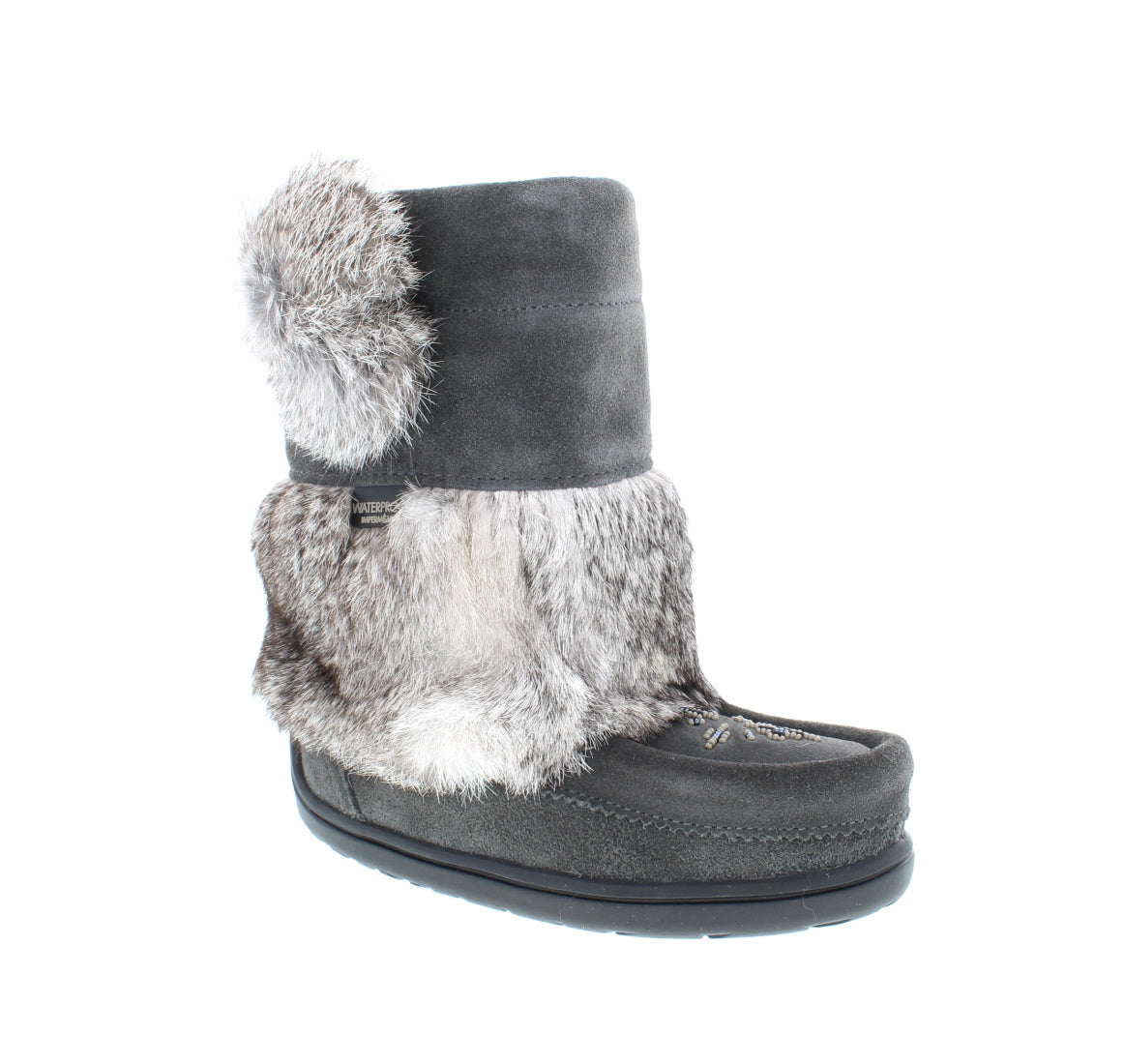 Manitobah Mukluks Kids Snowy Owlet Charcoal – Sole City Shoes