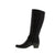 These chic tall black boots add a little flair with a decorative flap featuring a button. Pair this boot with any outfit to give it something extra!