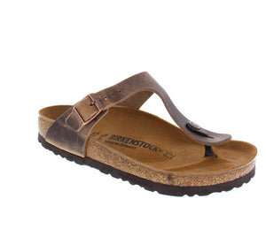 The Gizeh is a modern and stylish Birkenstock sandal! Featuring an original Birkenstock footbed and high-quality leather upper, your feet will feel comfortable all day!