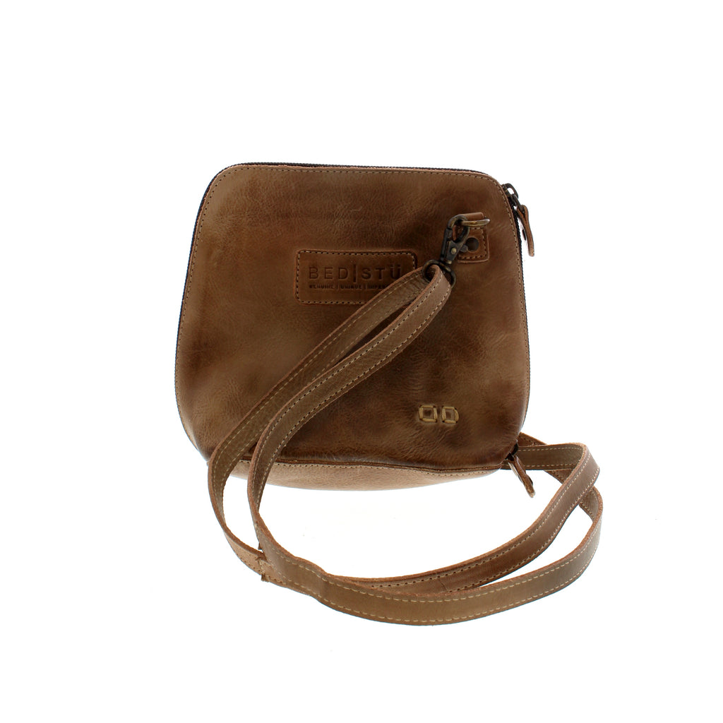 The Ventura handbag by Bed Stu has a gorgeous vintage finished leather and is the perfect size to hold your essentials! This convenient and on-trend crossbody will easily go with you on every outing!