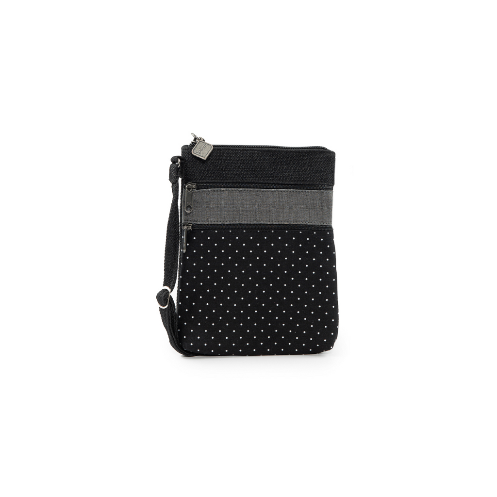 Jak's Grab and Go Pouch crossbody bag brings organization in a fun and stylish way! This bag features zippered organizer pockets to keep your belongings safe and in their place!