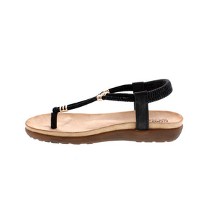 These simplistically beautiful sandals from Lady Comfort are the perfect addition to your summer wardrobe. These thong sandals make it easy to slip on and off, and they offer the perfect amount of comfort. 