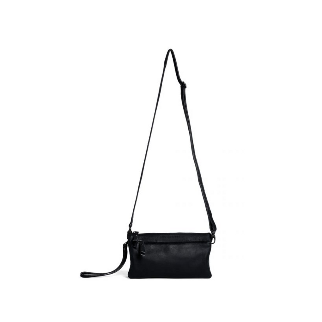 Sticks & Stones Bonito bag is small but spacious enough for everyday essentials. Secured by a zipper, there are plenty of compartments, pockets and card holders. The Bonito bag is ideal for everyday use and for a night out on the town. Carry it cross-body using the optional shoulder strap, or wear it as a clutch with the wristlet strap!