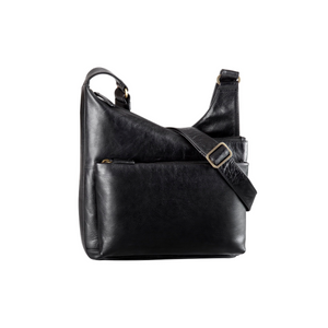 This sleek Derek Alexander handbag is perfect for everyday wear! Featuring a genuine leather upper and adjustable shoulder strap, you'll always be looking stylish!