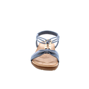 These beautiful sandals from Lady Comfort are the perfect addition to your summer wardrobe. An elastic strap makes it easy to slip on and off, and they offer the perfect amount of comfort. 