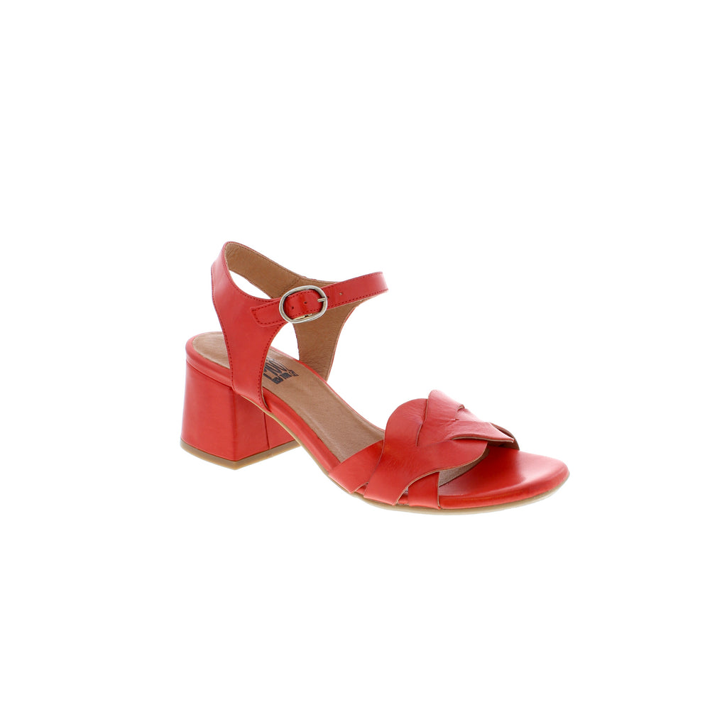 The Miz Mooz Brogan is a timelessly stylish sandal with a modern twist. Its slim ankle strap, block heel, and cushioned footbed provide comfort and support, ensuring you stay comfortable and look fantastic all day long. The simple, feminine design is the perfect complement to any outfit.