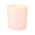The Dale Candle is a fresh, balanced blend of sage and sweet orange. This candle is hand-poured and crafted with natural, GMO-free soy and essential oils. Framed in a beautiful pale pink glass with hand-stamped white text, the 7 oz candle is perfect for a bedside table or kitchen counter.