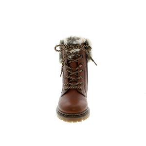 Remonte D0B74-24 boot is designed to keep you warm! With a soft, fur ankle cuff, a lace-up front for a customized fit, and a side zipper for easy off, these boots also feature Remonte Tex to keep your feet dry.