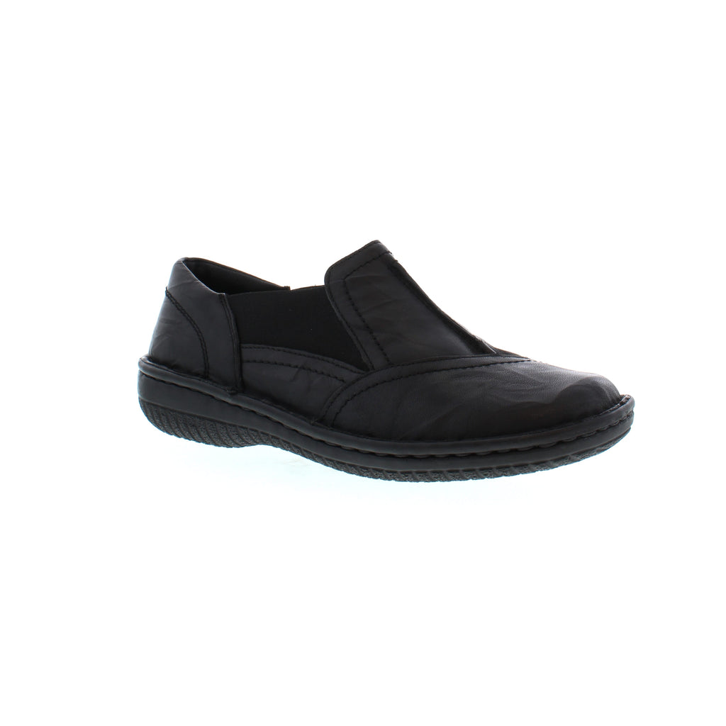 Sink your feet into soft leathers and a plush footbed, cushioning every step. This orthotic-friendly shoe will give you comfort, and its craftsmanship is of the highest quality. 