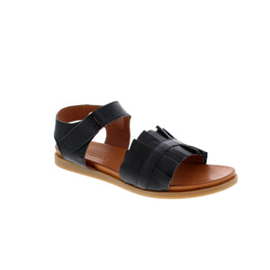 The Diona sandal is the perfect shoe for summer. Easily taking you from day to evening, this sandal features a cushioned footbed that offers sure footing with a grippy rubber sole and just the right amount of unique detail with a ruffled front!