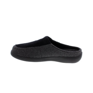 Biotime Ernie clog-like slipper offers a removable comfort footbed, cozy enough for fall and winter and keeps your feet supported through the summer.