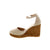 Viscata Estartit Canvas Wedges - Beige