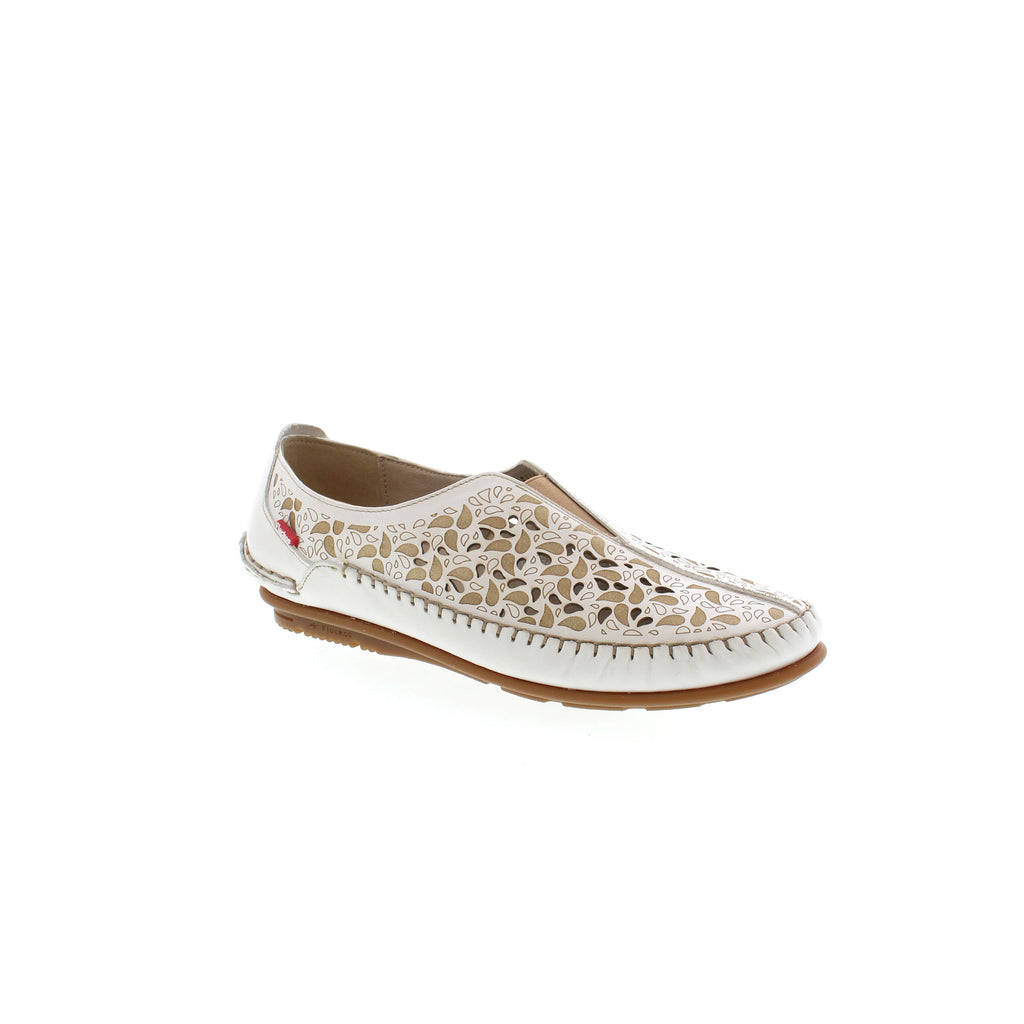 These beautiful perforated slip-ons from Fluchos are perfect for adding a unique touch to any outfit. Designed with a cushioned insole, your feet will look and feel fabulous!