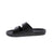 Freedom Moses black vegan slides are injected with air, so you feel like you're walking on a cloud. No matter where you're headed, these slides are comfortable, waterproof and feature adjustable buckles for a secure fit. 