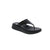 FitFlop F-Mode Flatform sandals in black have a round toe and low 1-2" heel, plus light arch support and shock absorbent rubber outsole, making them perfect for all day casual comfort. The upper and lining are made from luxe leather for an elevated aesthetic.