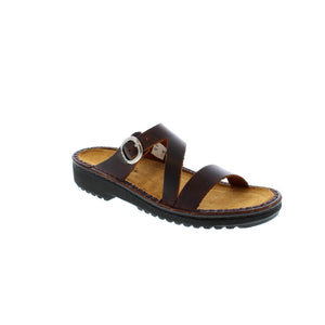 The trendy Geneva sandal, by Naot, provides easy and classic all-day comfort! Slide in and go with the original Naot footbed that is both removable and supportive!