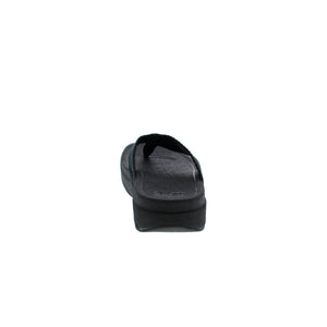 The FitFlop Surfa - Black sandals for women are designed for superior comfort with light arch support and a rocker bottom heel. The upper is made of fabric while the outsole is rubber. Perfect for the summer season, these sandals are available in U.S.A. sizes and in classic black.