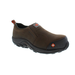 This lightweight, non-metallic shoe keeps you safe on the job site! Featuring a premium full-grain leather upper and KINETIC FIT™ BASE blended EVA footbed, your feet will remain happy during those long work days! 