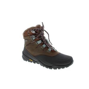 Merrell Thermo Aurora 2 Shell WTP winter boot features Vibram® Arctic grip® for traction on snow and ice and a waterproof shell with insulation cold-weather to keep your feet dry in harsh weather.
