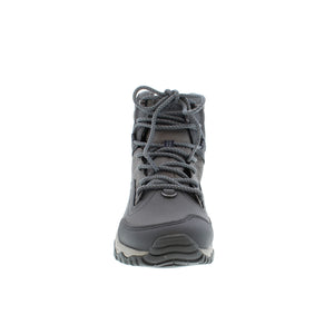 The Thermo Akita Mid WP boot is crafted with waterproof leather, a waterproof membrane and 200g of warm insulation to protect against cold weather. With a Merrell sticky rubber outsole, you will have optimal traction in cold weather.