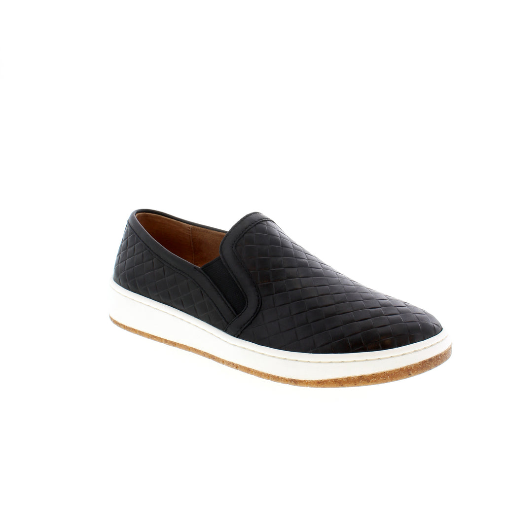 You and your feet will love the Kenzie, by Aetrex! These premium woven, leather slip-ons feature UltraSky™ cushioning to keep each step comfortable and supported. With twin gore panelling, you'll slip these shoes on and never want to take them off!
