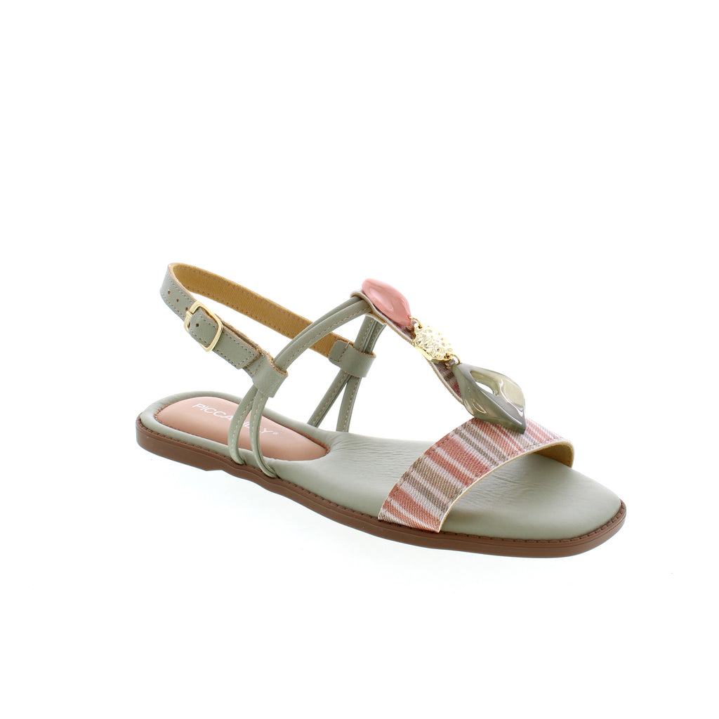 These beautiful sandals from Piccadilly add just the right amount of character to any wardrobe. With a t-strap design for a secure fit, you'll want to put these on day after day!