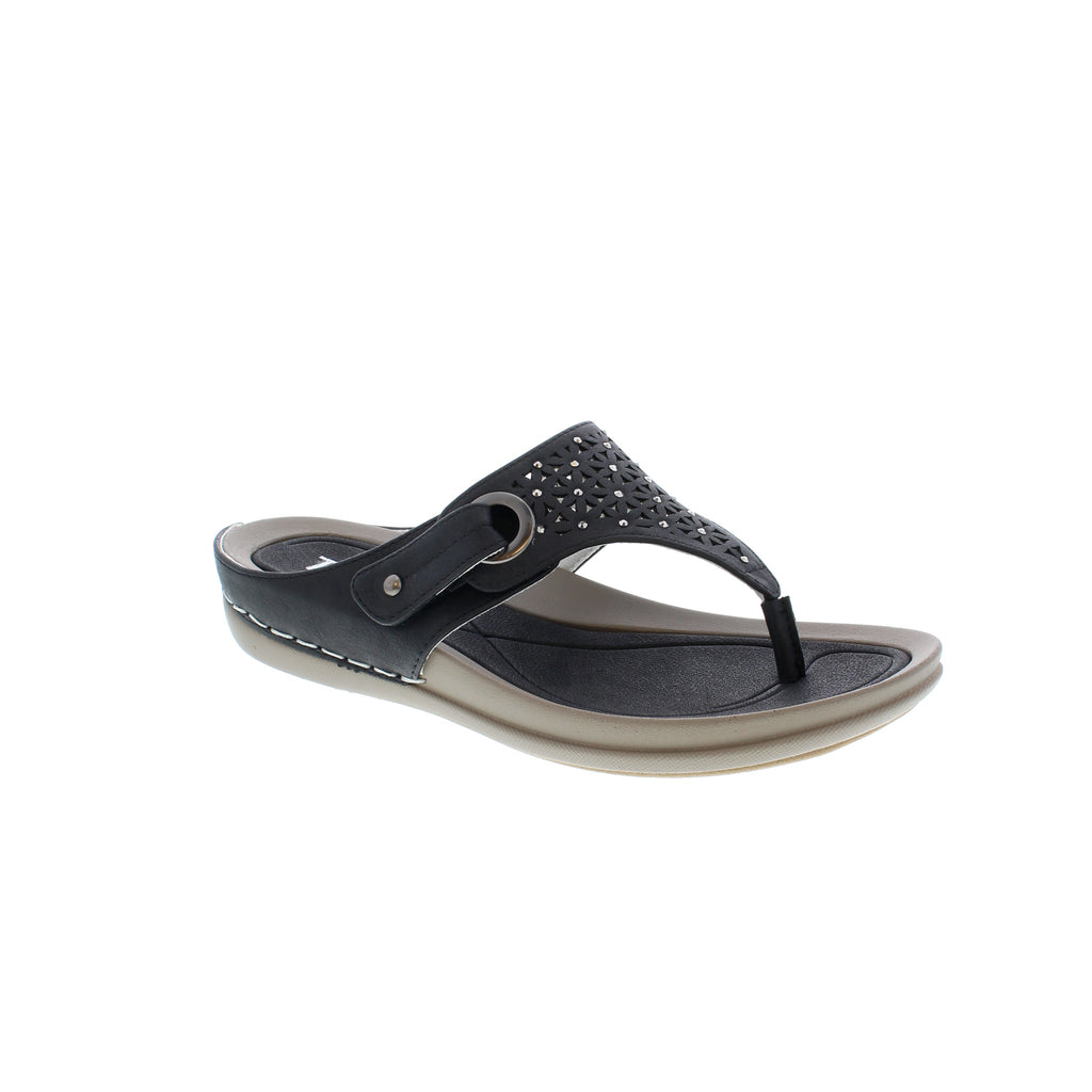 The Lana-01 delivers excellent style and comfort you can expect from Lady Comfort! Slide into this sandal for a look that will make you fall in love!