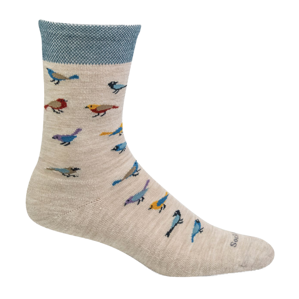 This cutely designed sock will have your friends talking! Designed with Accu-Fit technology and a seamless toe closure, your feet will feel cushioned in these adorable socks from Sockwell!