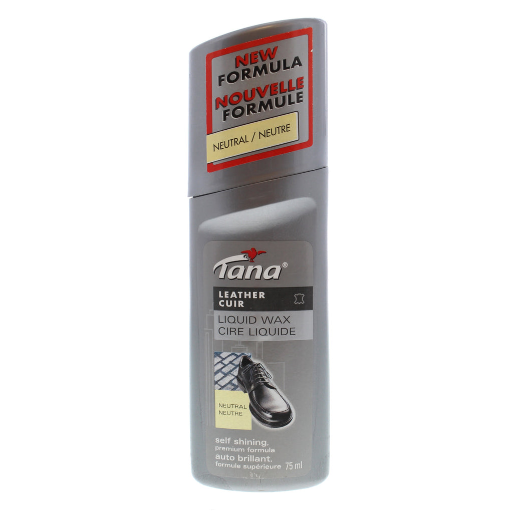 The Tana Liquid Wax comes with an easy-to-use sponge applicator, a premium self-shining formula containing lanolin for nourishment and a natural shine - this product will dry to shoe color and cover scuffs, leaving your shoes; looking like the day you bought them!