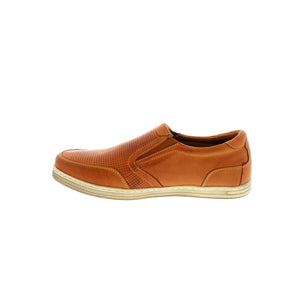 The Propet® Logan slip-on sneaker is a timeless classic. This sneaker is made of leather with dual goring and perforations for breathability, functionality and easy on-the-go design.