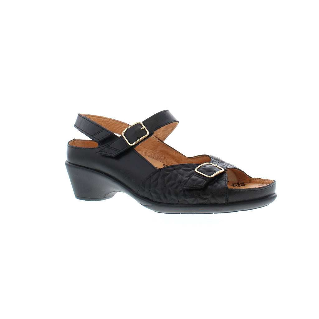 These orthotic-friendly Portofino sandals keep your feet both comfortable and stylish! With a velcro-adjust fit and gentle arch, your feet will have the structured support you need.