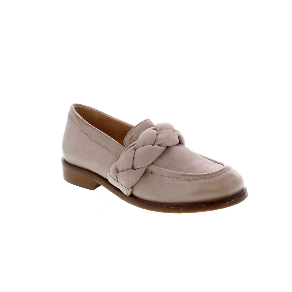 Add a little pizzaz to the classic loafer! With a beautifully braided strap across the vamp, block heel and removable insole for a custom fit - these loafers add just the amount of personality to any outfit. 