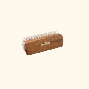 The Pedag Polishing Brush will keep your shoes shining! Made of genuine horsehair, this brush is gentle on leather and will keep your shoes feeling smooth!